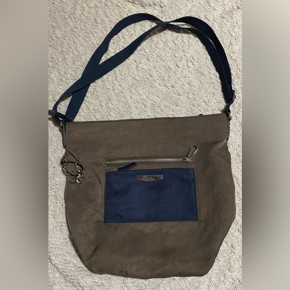 Kipling Crossbody Brown And Navy